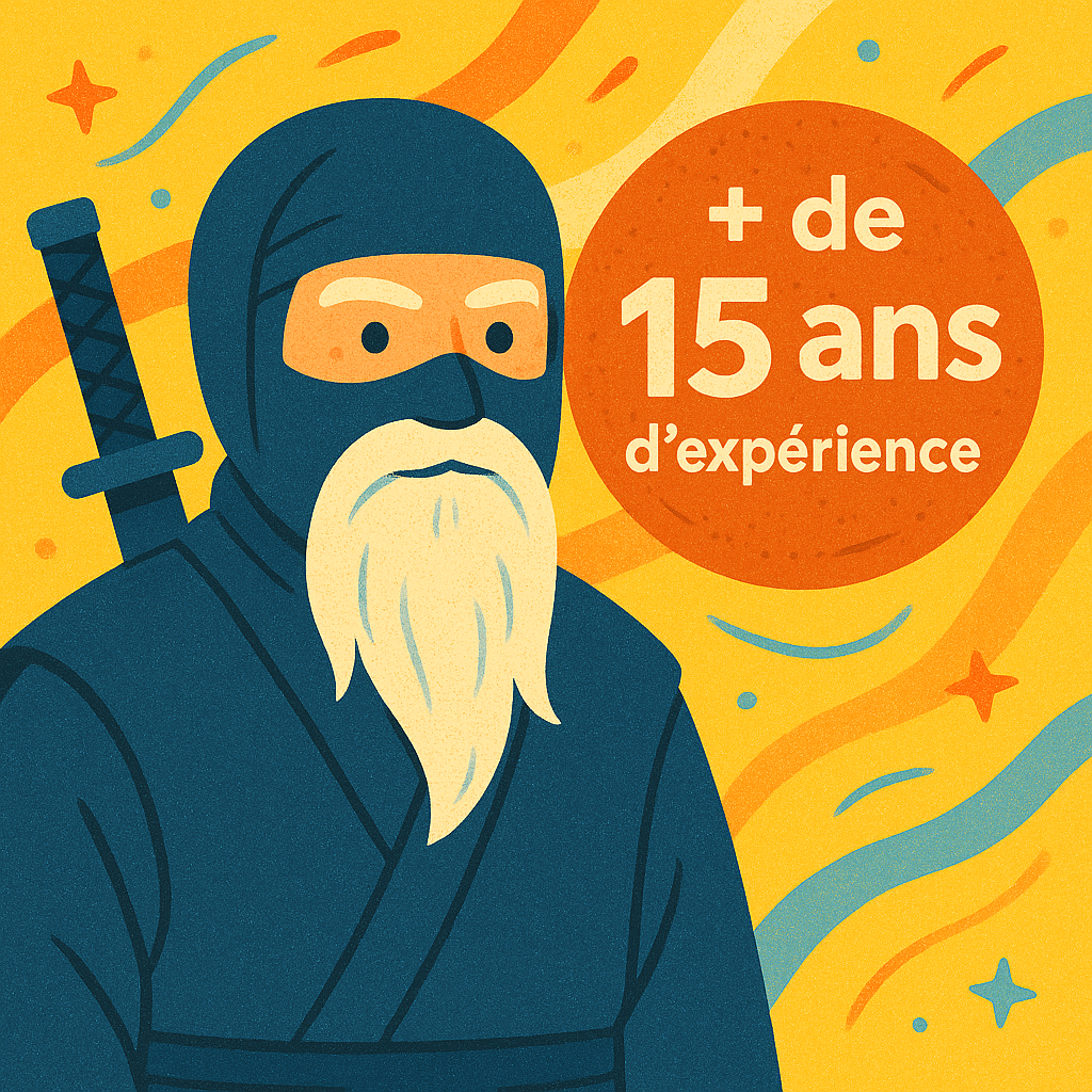 15 ans d'expérience en formation